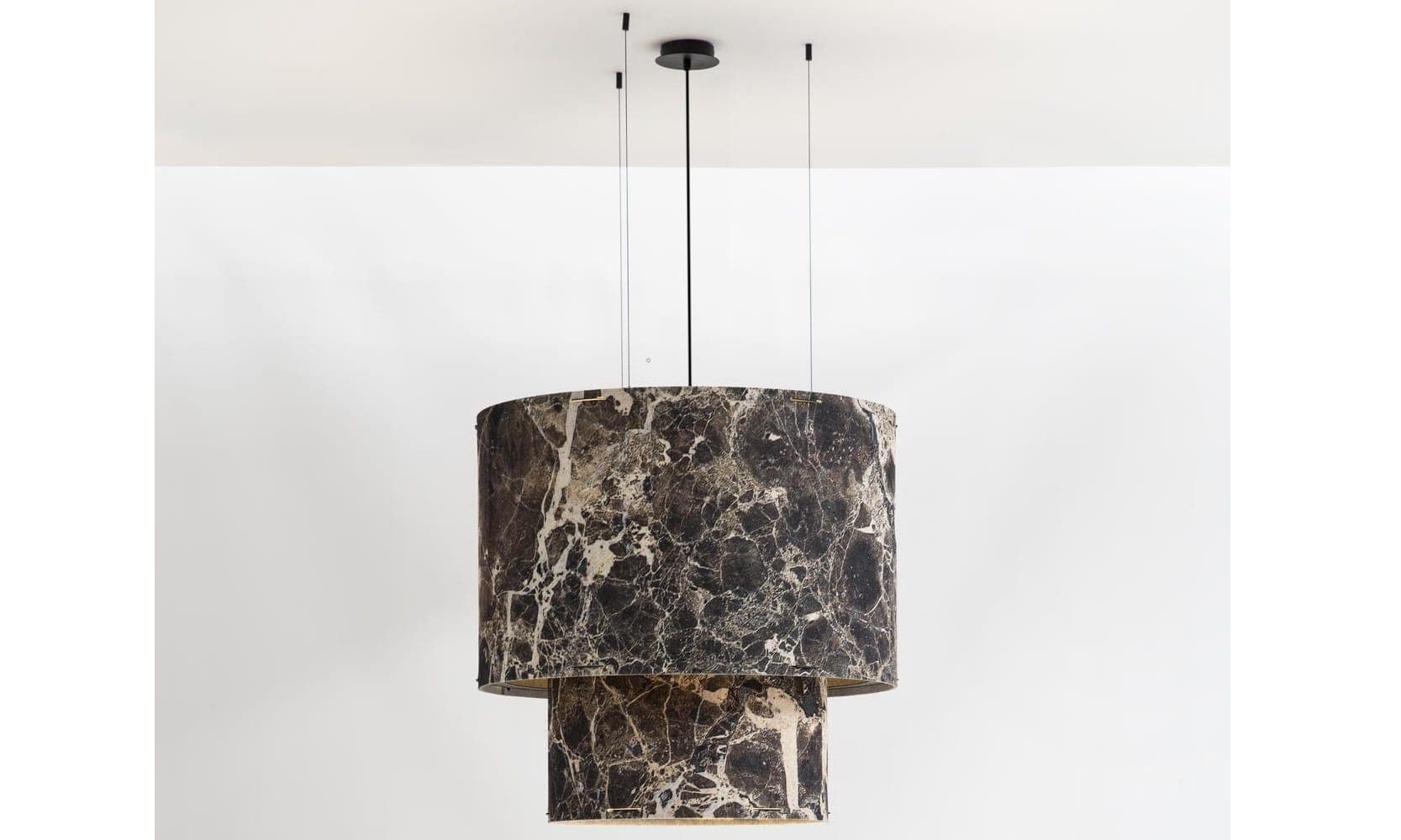 BuzziChandelier - Akoestische lamp van vilt