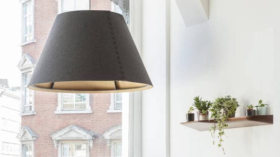 Lampenkap van PET-vilt - akoestische verlichting