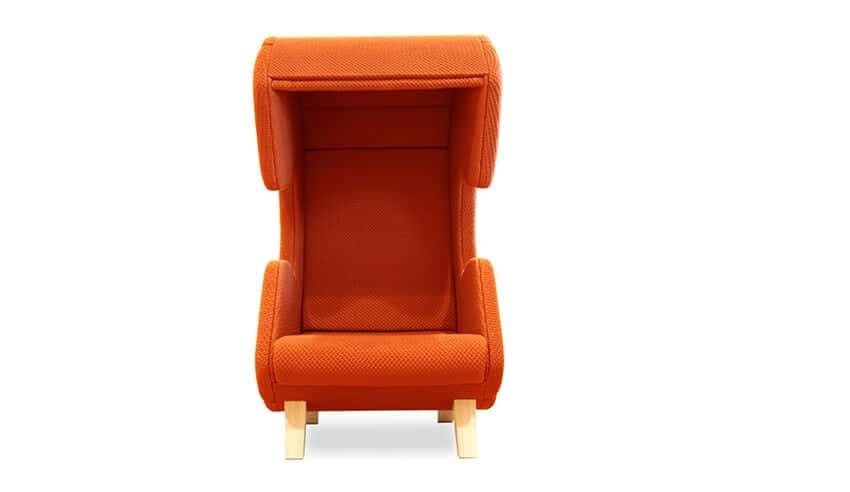 Akoestische belstoel die comfort en rust biedt om te bellen