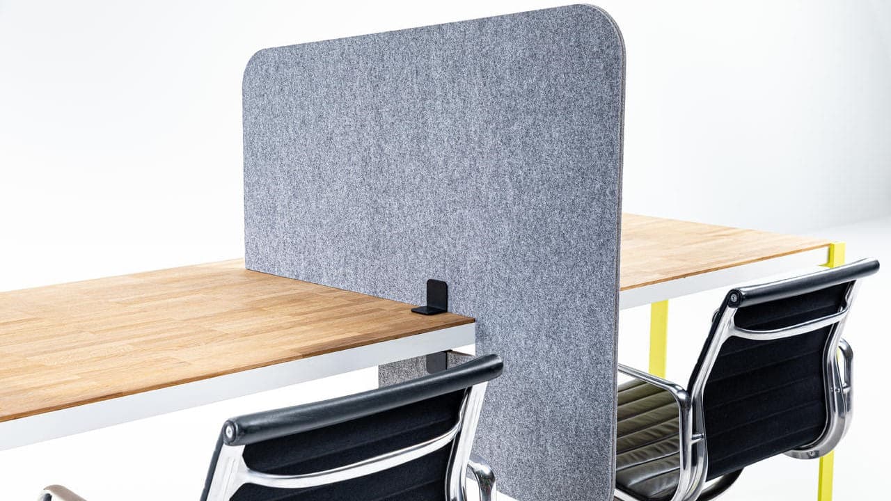 PET-vilt akoestisch bureauscherm BuzziSpace