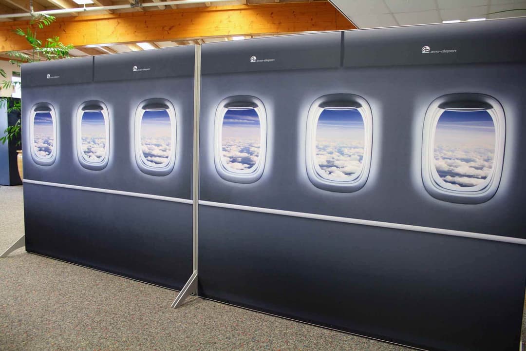 Akoestisch scherm in kantoortuin